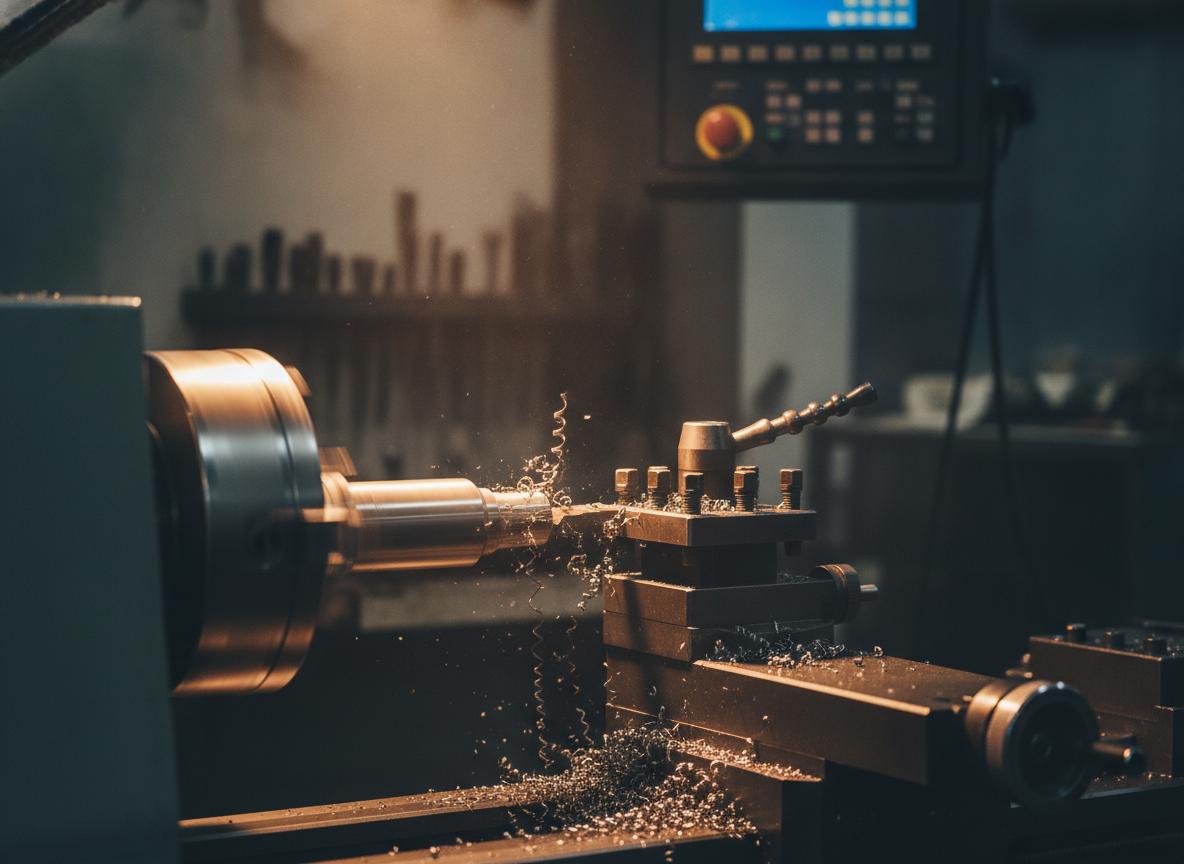 Barrel turning on a precision lathe